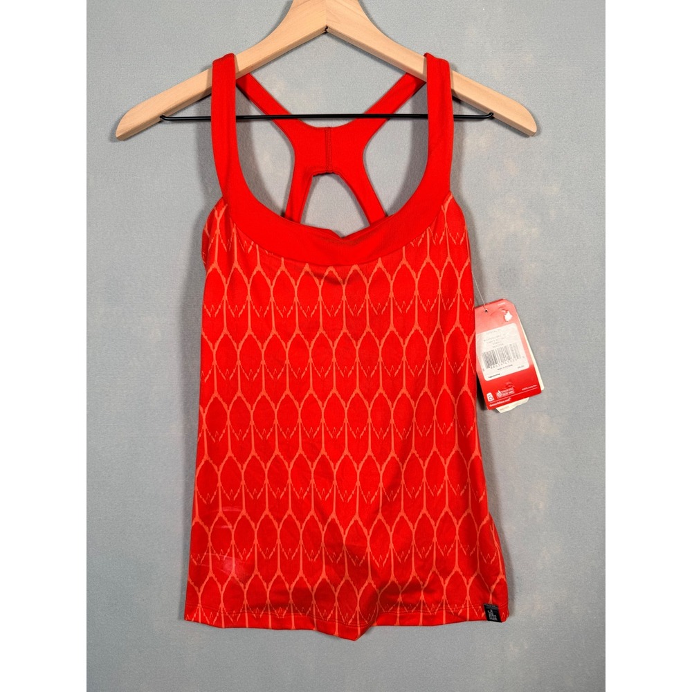 The North Face Cypress Knit Gorpcore Tank Outdoor Red Print XS NWT
